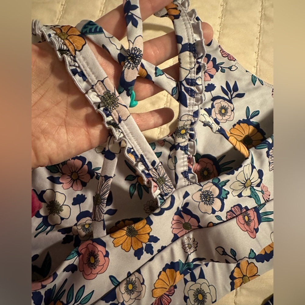 BECCO Floral Two-Piece Activewear Set Sz M - Picture 5 of 10